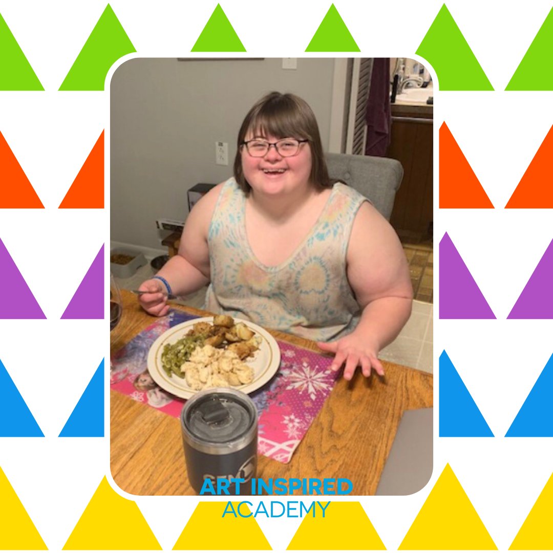 AbilitiesFirst's tweet photo. Have you seen the amazing food that Art Inspired Academy has been cooking up? We are so happy to see such happy faces enjoying their classes. Shelby created a chicken meal for her home!
#inclusion #abilitiesfirst #inclusionmatters #riseforothers #artinspiredacademy https://t.co/36hwcaa2Rs