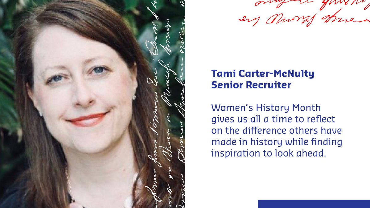 sodexoUSA's tweet photo. "#WomensHistoryMonth gives us all time to reflect on the difference others have made in history while finding inspiration to look ahead. As a mother, sister, aunt, and friend it’s my job to carry on for others who came before to make a difference," - Tami Carter, Senior Recruiter https://t.co/6S25mMPGpz