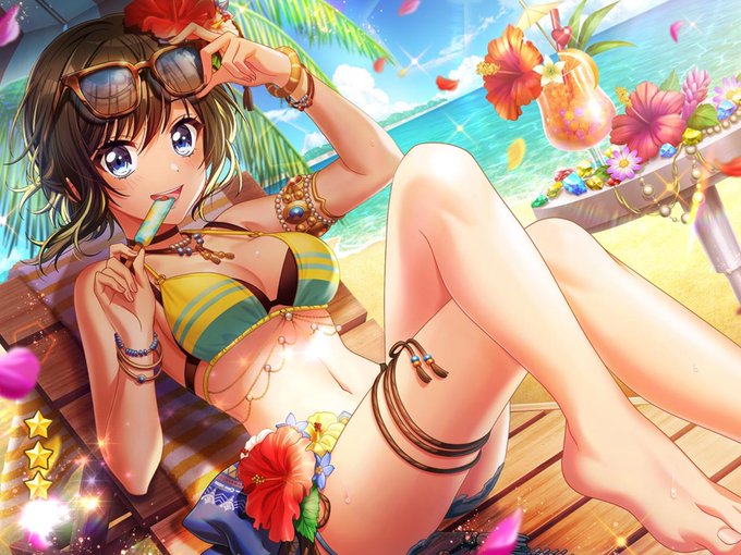 水着真秀交換した
渡月5枚出た過去がよみがえる 