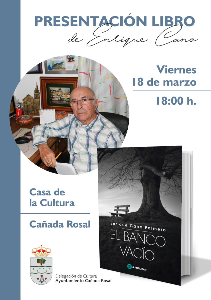 apublicar's tweet photo. Gracias infinitas al Ayuntamiento de #Cañada Rosal por su colaboración en la difusión cultural y su apoyo a los #escritores https://t.co/C6qFrsObLC