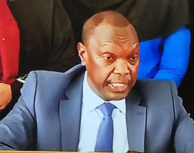 smutoro's tweet photo. Hypocrisy when JP-SG Jeremiah Kioni demands resignation of DP Dr Ruto. How come he does not find it curious that a sitting President talks of the next Government of so and so ... What if that person loses the elections? Will he hand over instruments of power? #FactCheck101 #NGOMA https://t.co/uB07rL3PC0
