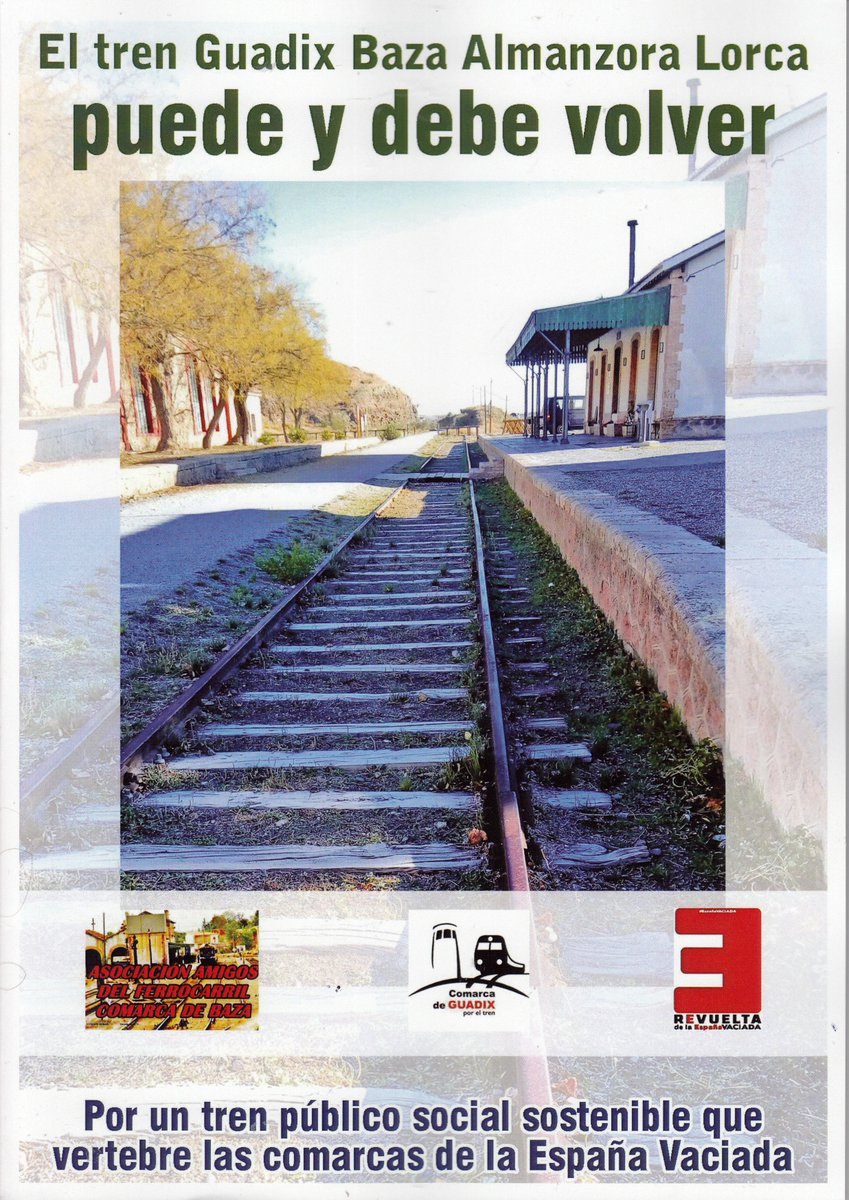 "El tren Guadix Baza Almanzora Lorca puede debe volver. Por un #tren público social y sostenible que vertebre las comarcas de la #EspañaVaciada "
Presentamos un libro que puede ser útil en la lucha ferroviaria
31/12/1984-16/3/2022 #13578díassintren #Guadix #Baza #Almanzora #Lorca