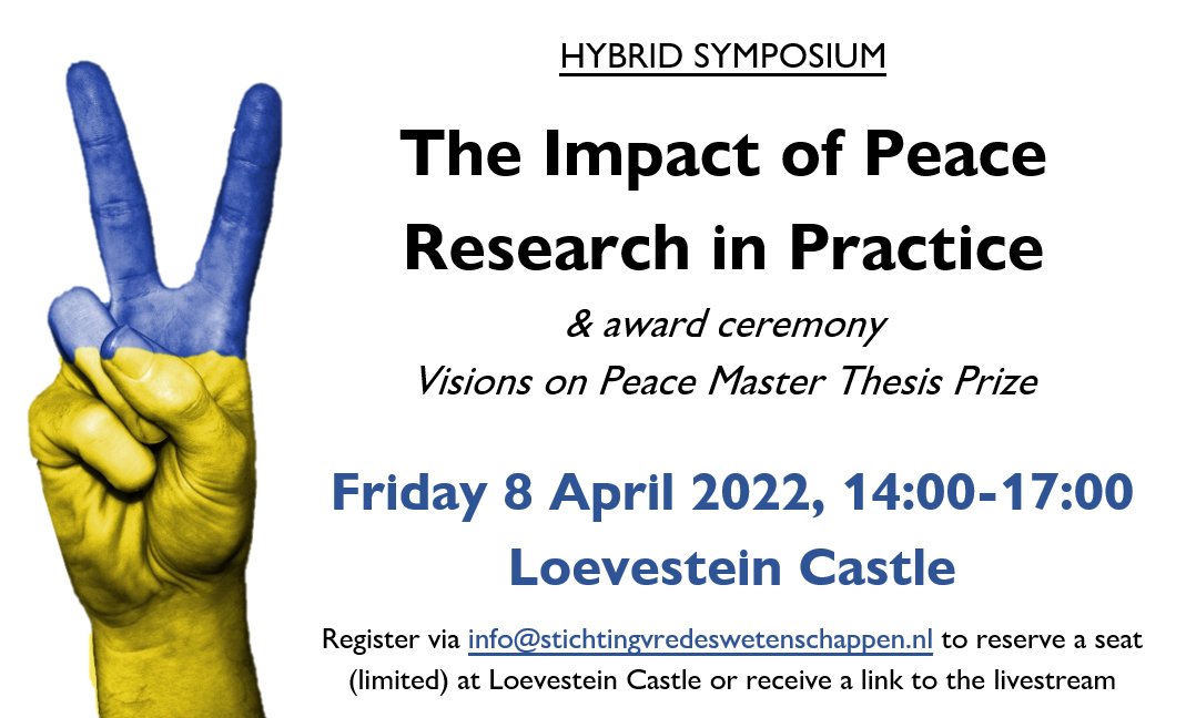 Stichting Vredeswetenschappen tweet media