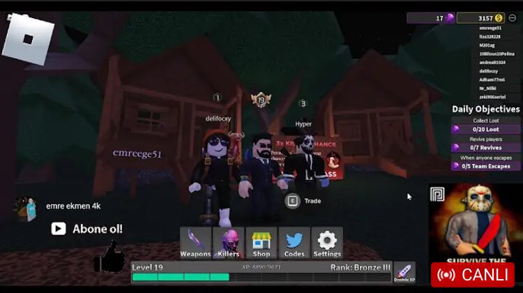 youtu.be/S1jhsgc3GbM

Roblox sevenler ekiple yayındayız buyrun gelin 

#ROBLOX