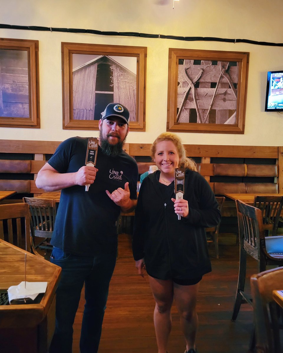 LineCreekBrew's tweet photo. Columbus!—Check out The Black Cow for the only spot to get our beer on tap! Head in to see Ashley and grab a First Crush IPA or Maverick Lager. #WheresJoeWednesday 🍻 https://t.co/ZCEu4MPQ1z