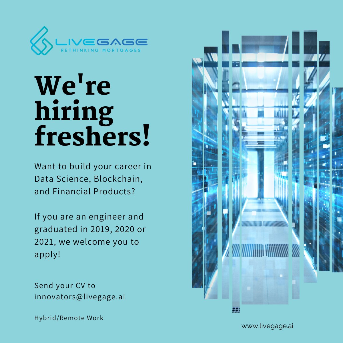 LivegageInc's tweet photo. We're hiring #freshers! Pause your Saturday scroll &amp; check us out at https://t.co/gplG58v14m.  It's a great opportunity to start your career with a welcoming &amp; supportive company, work with cutting edge technology, and transform an industry!  Join us! #livegagers #saturdayscroll https://t.co/RuTUPln3eF