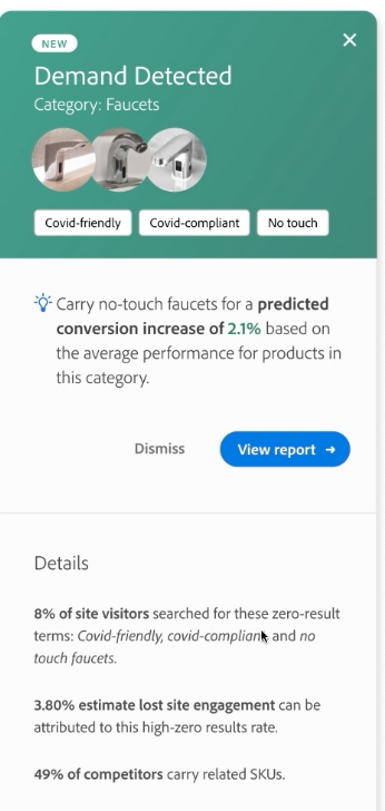 magentogirl's tweet photo. #AdobeSummit #Sneaks is live! Straight out of #AdobeLabs is #DemandDetector for Live Search - great idea! Looks like a candidate to make it into the product. I can see our customers benefiting from this AI! https://t.co/5I9W3CX7hq