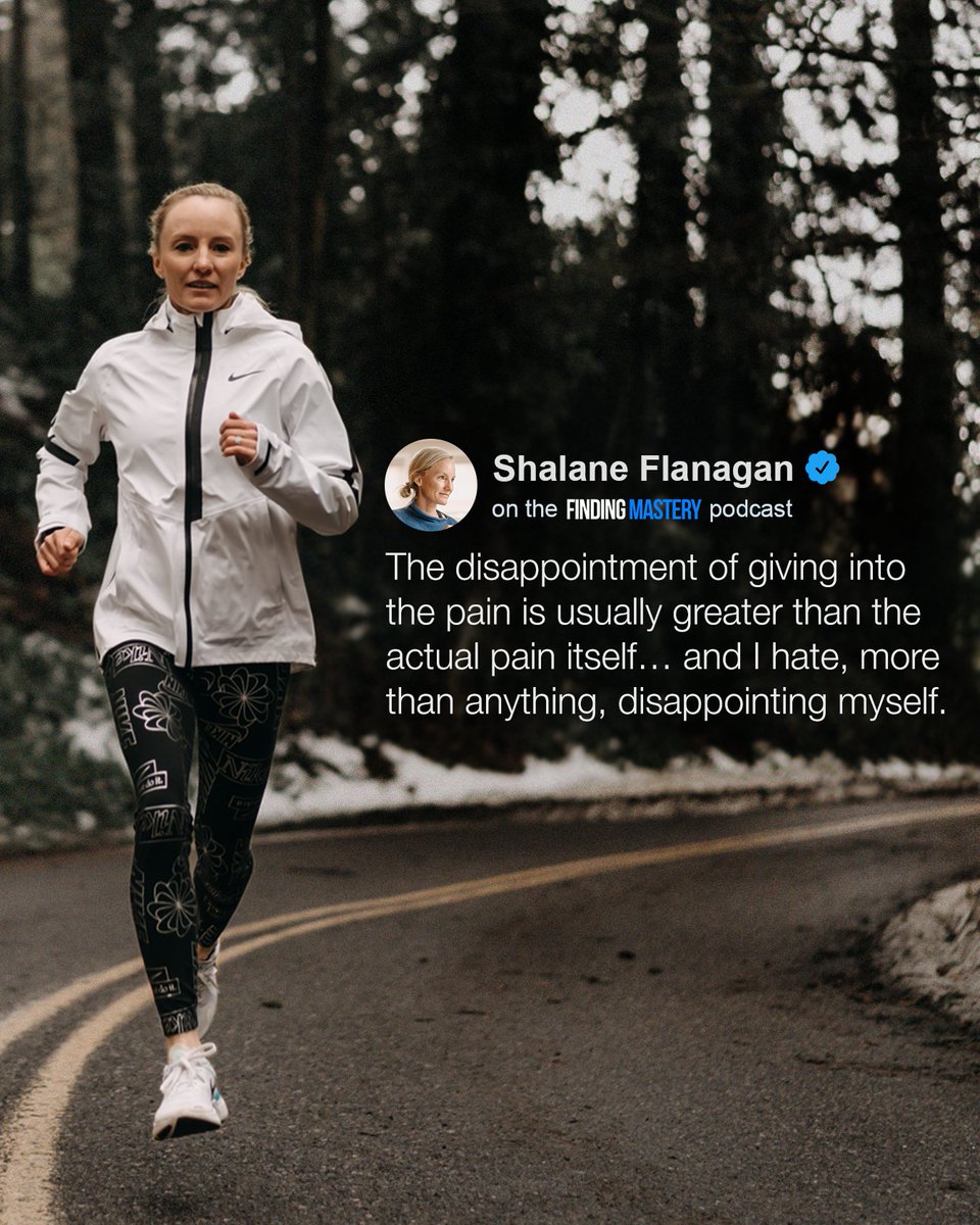 Dr. Michael Gervais (@michaelgervais) on Twitter photo Your hardest moments will be the most rewarding. Do the hard things.
<a href="/shalaneflanagan/">Shalane Flanagan</a> embodies this, fully. She's had a remarkable distance-running career so far, and is using her insights to transition into coaching and parenting. Enjoy!
🎙️: findingmastery.net/shalane-flanag… Your hardest moments will be the most rewarding. Do the hard things.
<a href="/shalaneflanagan/">Shalane Flanagan</a> embodies this, fully. She's had a remarkable distance-running career so far, and is using her insights to transition into coaching and parenting. Enjoy!
🎙️: findingmastery.net/shalane-flanag…