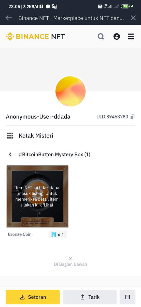 Get bronze, if I get 1 bitcoin, maybe it will be a beautiful gift for me, because one of my wishes is to have one of the best coins in the world, namely Bitcoin. Thanks Binance🔥
 #BitcoinButton #BINANCE