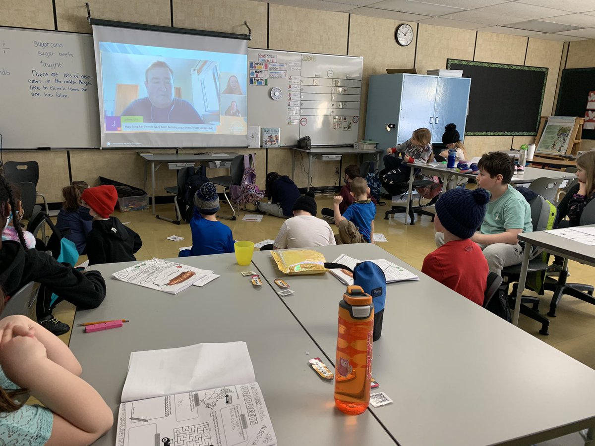 Finally had the chance to watch a Live Farm tour with <a href="/aitcsk/">Agriculture in the Classroom SK</a> #gcft22contest #sugarbeets