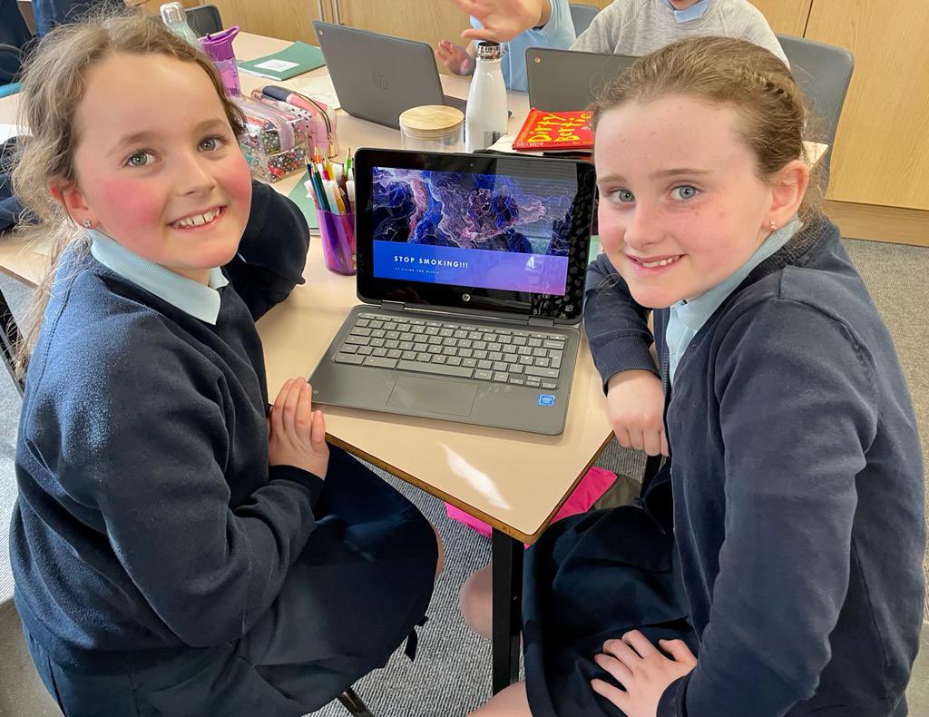 OLM_Primary's tweet image. P5B making informative presentations about the importance of healthy lungs 🫁 #OLMSTEM #ERCSTEM