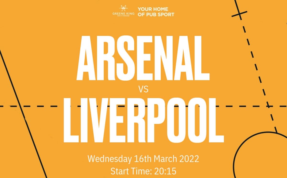 PaxtonsHead's tweet photo. Join us tonight for Arsenal v Liverpool and other amazing Chempion’s League games https://t.co/Rn51LRDoE2