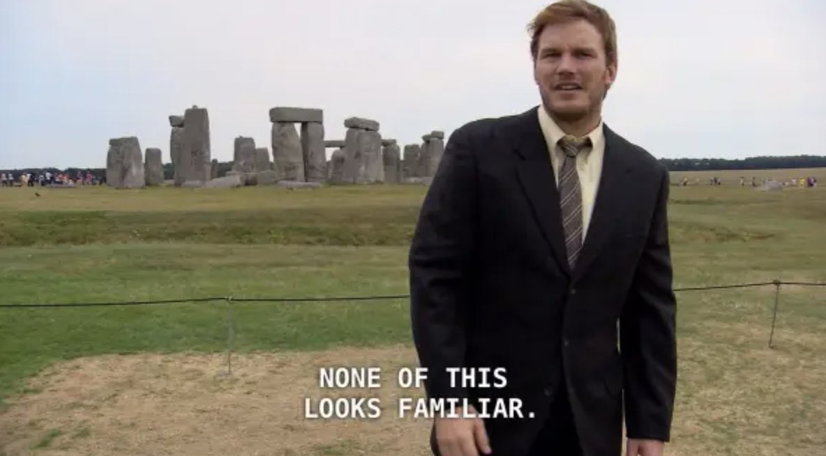 Your friends showing up to a trip entirely planned and scheduled by you