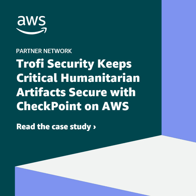 AWS_Partners's tweet photo. Learn how #AWS &amp; @CheckPointSW helped @TrofiSecurity &amp; @HolocaustMuseum to safely secure their digital archives: https://t.co/0pqYg8U2F4 🔐 https://t.co/YI6f23aEfh