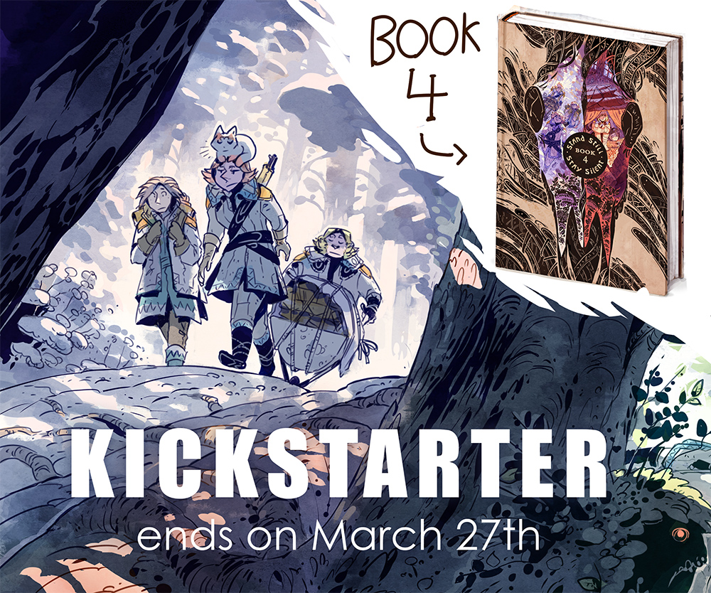 10 days left of the "Stand Still. Stay Silent" book 4 Kickstarter:
kickstarter.com/projects/hivew… 
(Run and managed by Hiveworks Comics <a href="/Hiveworks/">Hiveworks Comics</a> like the previous SSSS print drives)