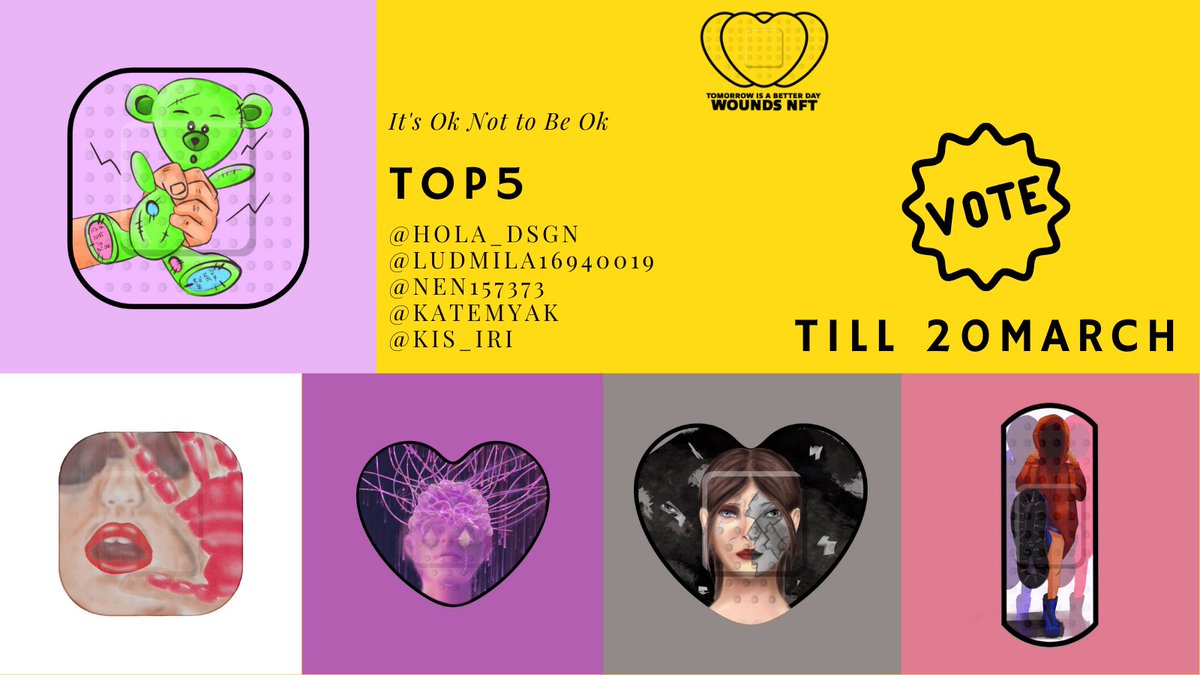 Pick your favorite design by ♥️ on opensea
Mark it as a favorite
Each design has a story
Your Vote Counts 🥰

opensea.io/collection/its…

Winner will be announced on March 20
Current top 5

@hola_dsgn
<a href="/Ludmila16940019/">Ludmila🎨ṠiḠṆ Ḁṙṭ🎨</a>
@nen157373
<a href="/KateMyak/">Myak_art 🌟</a>
<a href="/kis_iri/">𝑰𝒓𝒊 🌜🦉🌛</a>

#ArtistOnTwitter #NFTs #Nftarts
