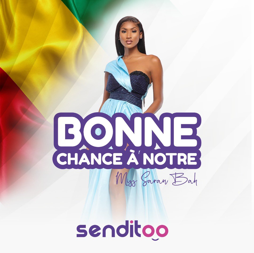 Senditoogn's tweet photo. Bonne chance à notre miss monde @riiaama. https://t.co/12a3xRkUDO