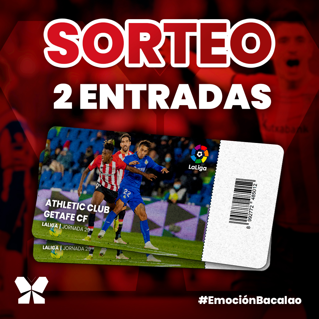 RadioPopular's tweet photo. 🦁 𝗦𝗢𝗥𝗧𝗘𝗢

¡Sorteamos 𝟮 𝗲𝗻𝘁𝗿𝗮𝗱𝗮𝘀 para San Mamés!

@AthleticClub 🆚 @GetafeCF

Requisitos:
1º Seguir a @RadioPopular
2º RT
3º Mencionar a 2 amigos en comentarios

🔻 Hasta el 17/03/2022 a las 16:00 🔻
 
🔴⚪ #EmociónBacalao #AthleticClub #AthleticGetafe https://t.co/GN1UKQfHfT