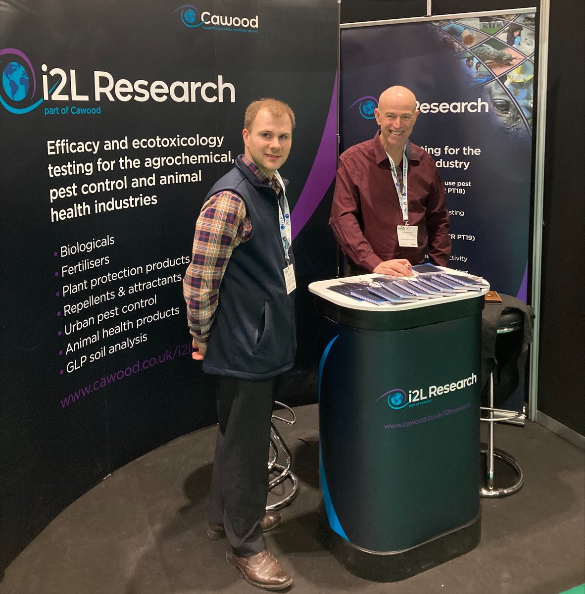 i2LResearchNews's tweet photo. We are here at #PestEx2022, the UK’s biggest trade show for pest management.

If you’re attending, come and visit us on stand 63 to learn all about our studies, including efficacy testing for crop inputs and on pest control products, and more. 

#SaferHealthierPlanet #PestControl https://t.co/arcENFy8rZ