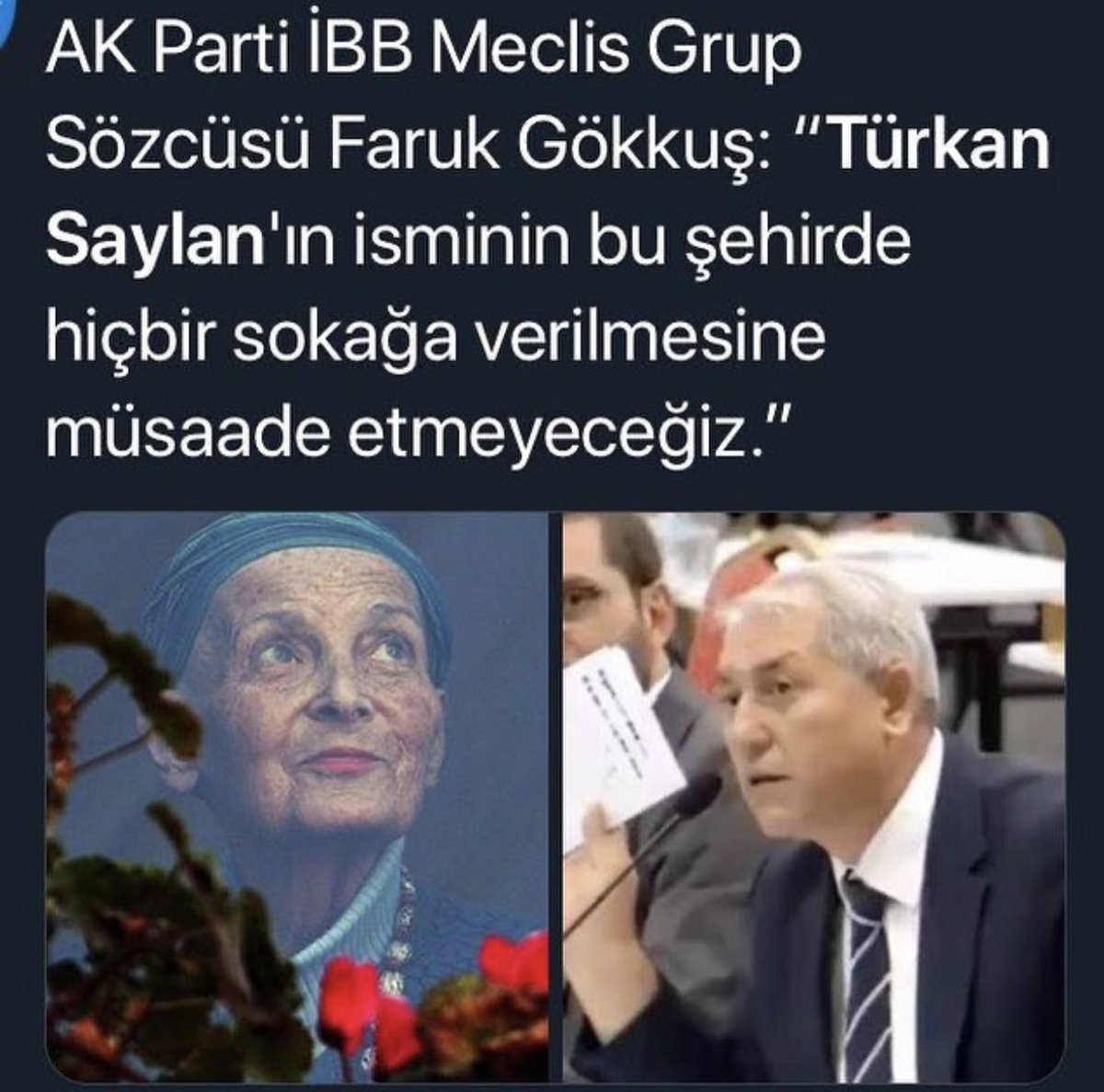 1-
Ben çok yeni olan  “Türkan Saylan” bestemi daha yeni kaydettim.
   Bir kaç haftaya dinleyeceksiniz,  size sunacağız.
Bence; bir sokağa adı verilmeyecek olması üzücüdür bu yaklaşım, bu zihniyet,  bu toplum için kötüdür, ama pek çok sokakta “Türkan Saylan melodisi” tınlayacak.