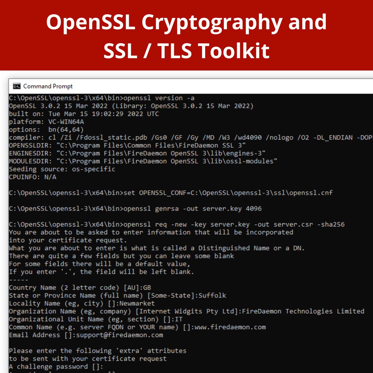 firedaemon's tweet photo. #Download for #FREE: OpenSSL Cryptography and SSL / TLS Toolkit

#FireDaemon #OpenSSL is a binary distribution of the #opensource  OpenSSL #Cryptography and #SSL / #TLS Toolkit. 
https://t.co/eSzwHyYQ4L https://t.co/eofSMHoAZJ