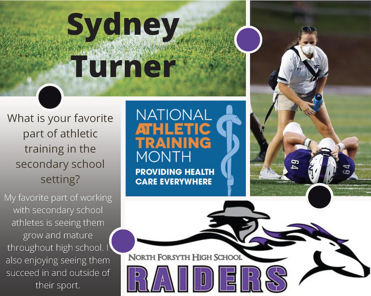 Source is home to several dynamic duos, one of which holds down the fort at North Forsyth, Aubre and Sydney! Passionate Athletic Trainers that inspire, build trust, and provide the highest level of healthcare. Thank you <a href="/NFSportsMed/">North Forsyth Sports Medicine</a> for your care #SSAT #NATAM2022