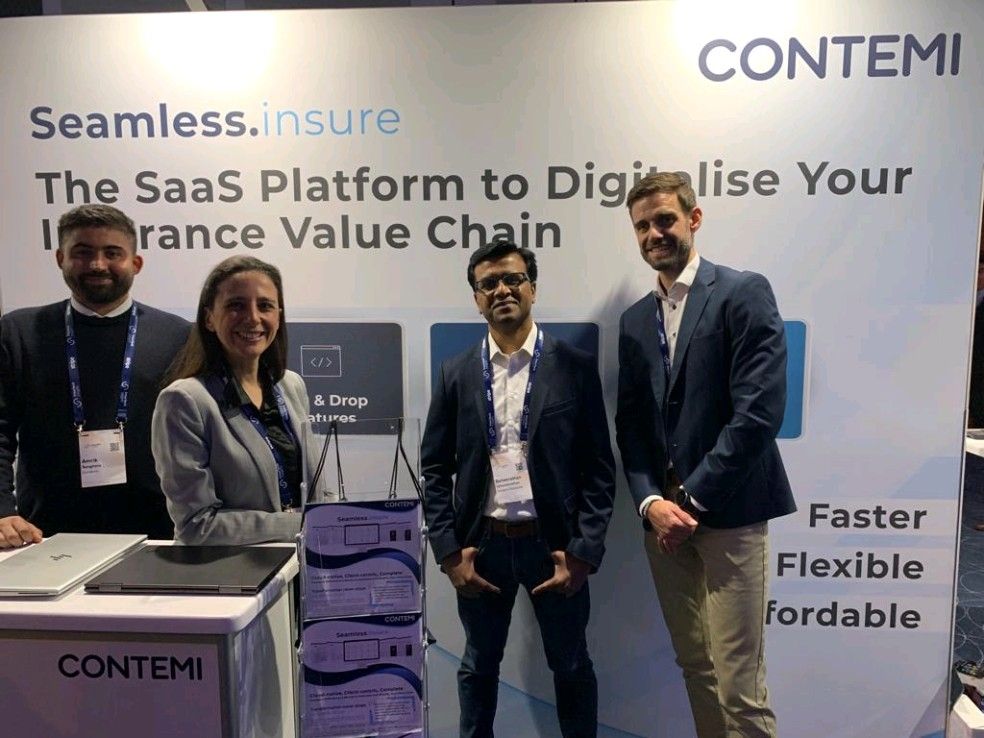 novacmx's tweet photo. Day 2 of @ITI_Insurtech is off to a cracking start.
Our very own @DanielThafvelin is on the stage for the panel « What's next for Brokers and Agents in a digitalised industry? »
See us at #BOOTH33!
#insurtechinsights #London #insurtech #contemi #seamless #insurance
@amrikss https://t.co/xwE8Hpmioa