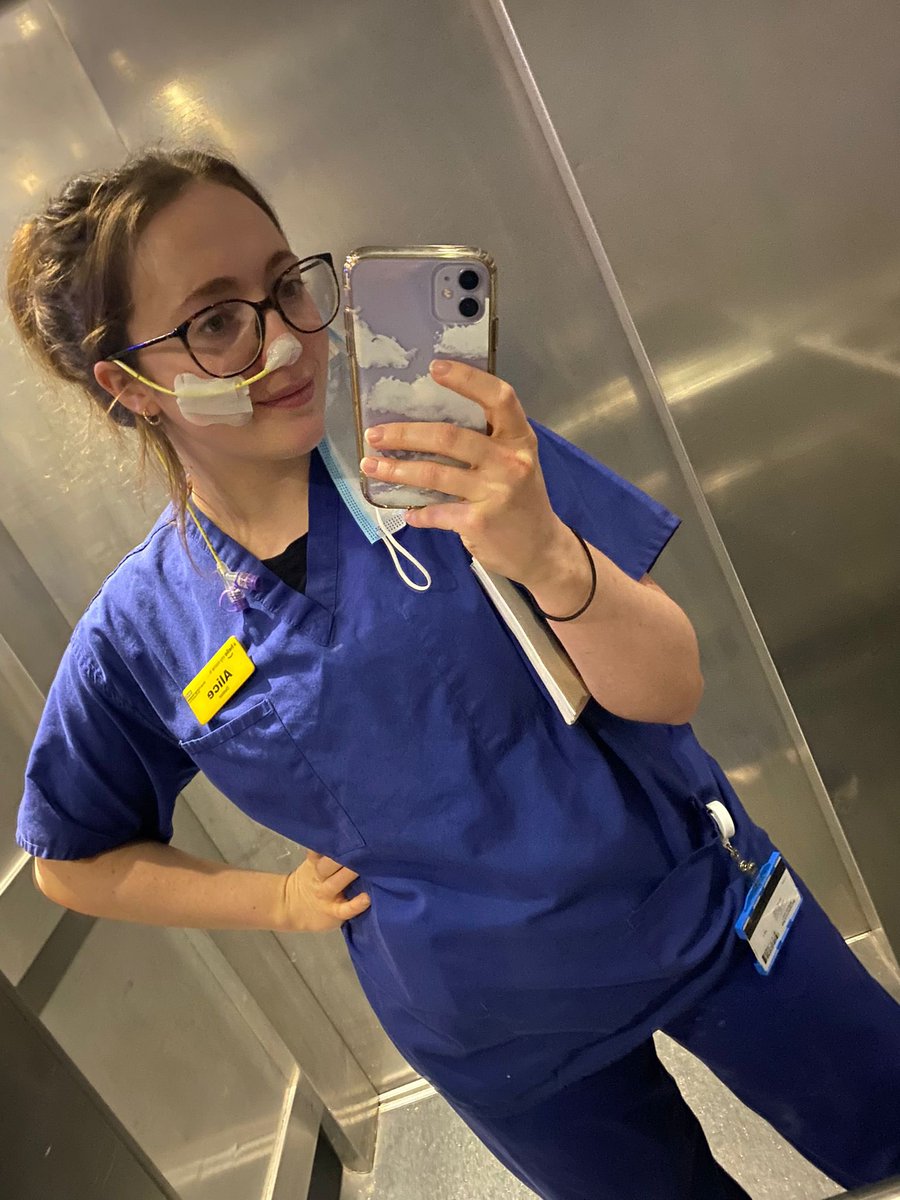 Katiewalker72's tweet photo. Alice, our Stroke Dietitian, having a NG placed as part of swallow awareness day - may become an annual event in the team! #NutritionAndHydrationWeek @KingsCollegeNHS @_tracey82 https://t.co/iHuPxQ1kTr