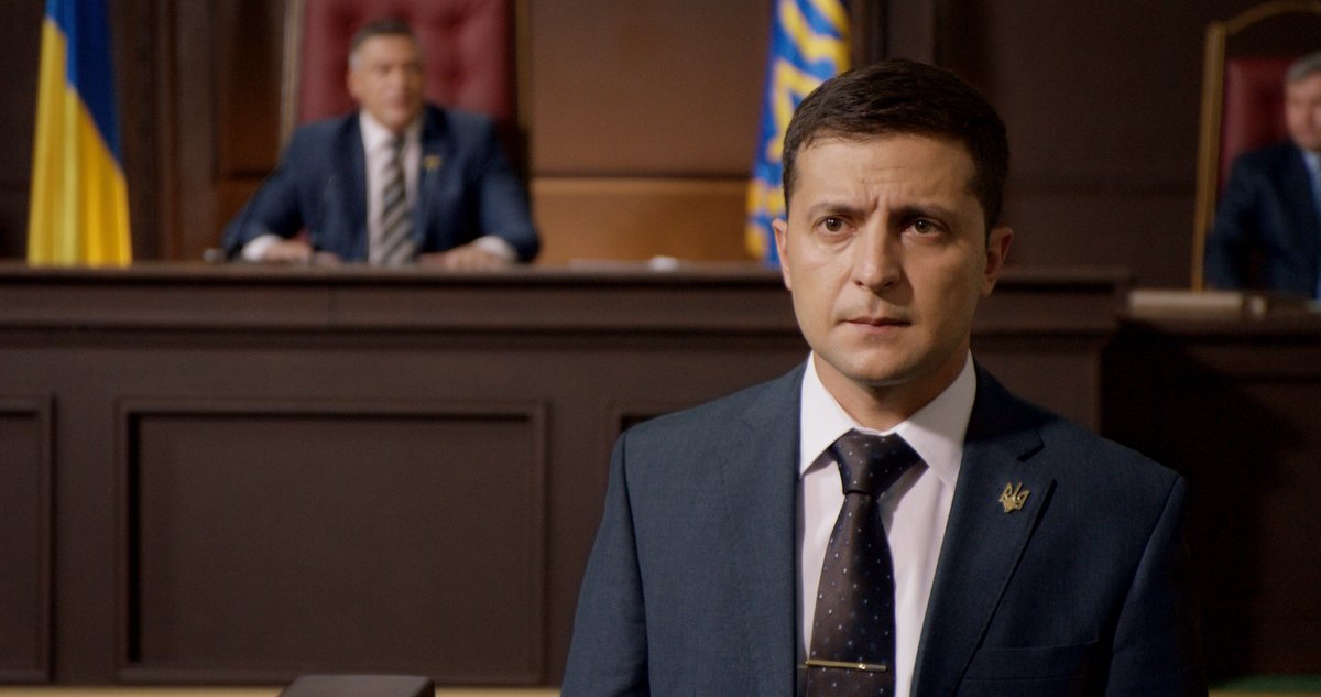 You asked and it’s back!

Servant of the People is once again available on Netflix in The US. The 2015 satirical comedy series stars Volodymyr Zelenskyy playing a teacher who unexpectedly becomes President after a video of him complaining about corruption suddenly goes viral.