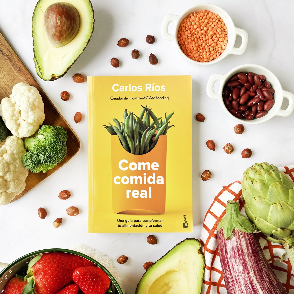 Booket_Planeta's tweet photo. Descubre “Come comida real” de Carlos Ríos, una guía para transformar tu alimentación y tu salud. ¿Te apuntas a descubrir y a practicar el #RealFooding? #CarlosRíos #RealFooding #ComeComidaReal
👉 https://t.co/h7xbWZYUqS https://t.co/qFu7dBHQYF