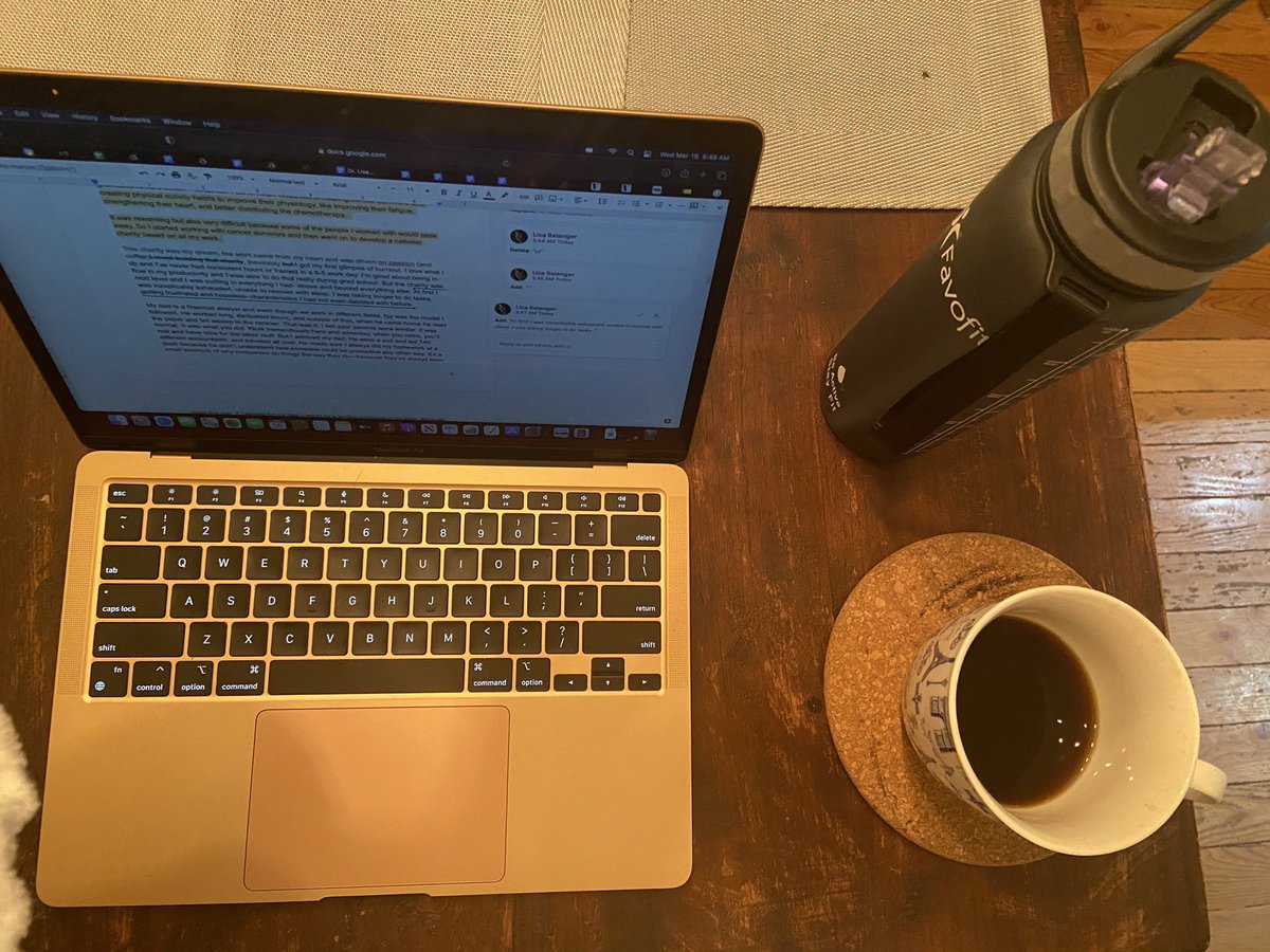drlisabelanger's tweet photo. Productivity takes playing w’ your habits, the time of day, & self reflection.
An hour of writing before everyone else wakes up is the perfect way to start the day 📚
I can run later when it is light, less ice & after coffee #northernproblems
#productivity #performance https://t.co/rItoReFge0