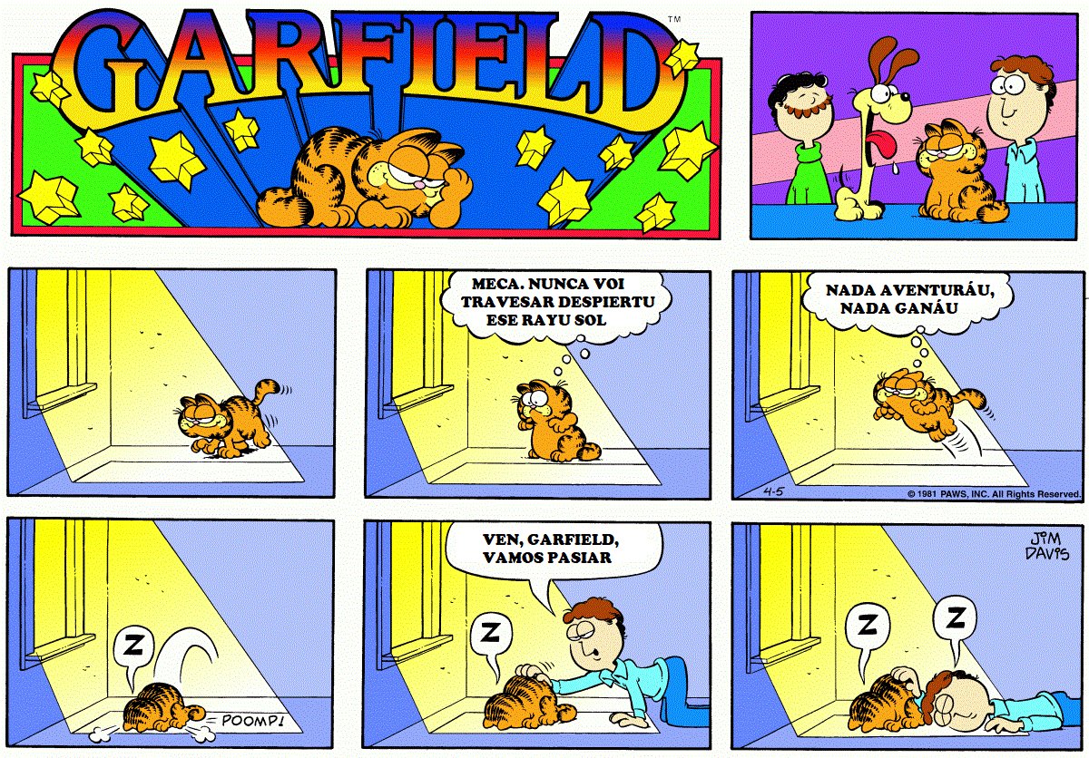 garfieldnastur1's tweet photo. #1022 Viñeta del 5 d'Abril de 1981 https://t.co/ky1Cq3PHuf