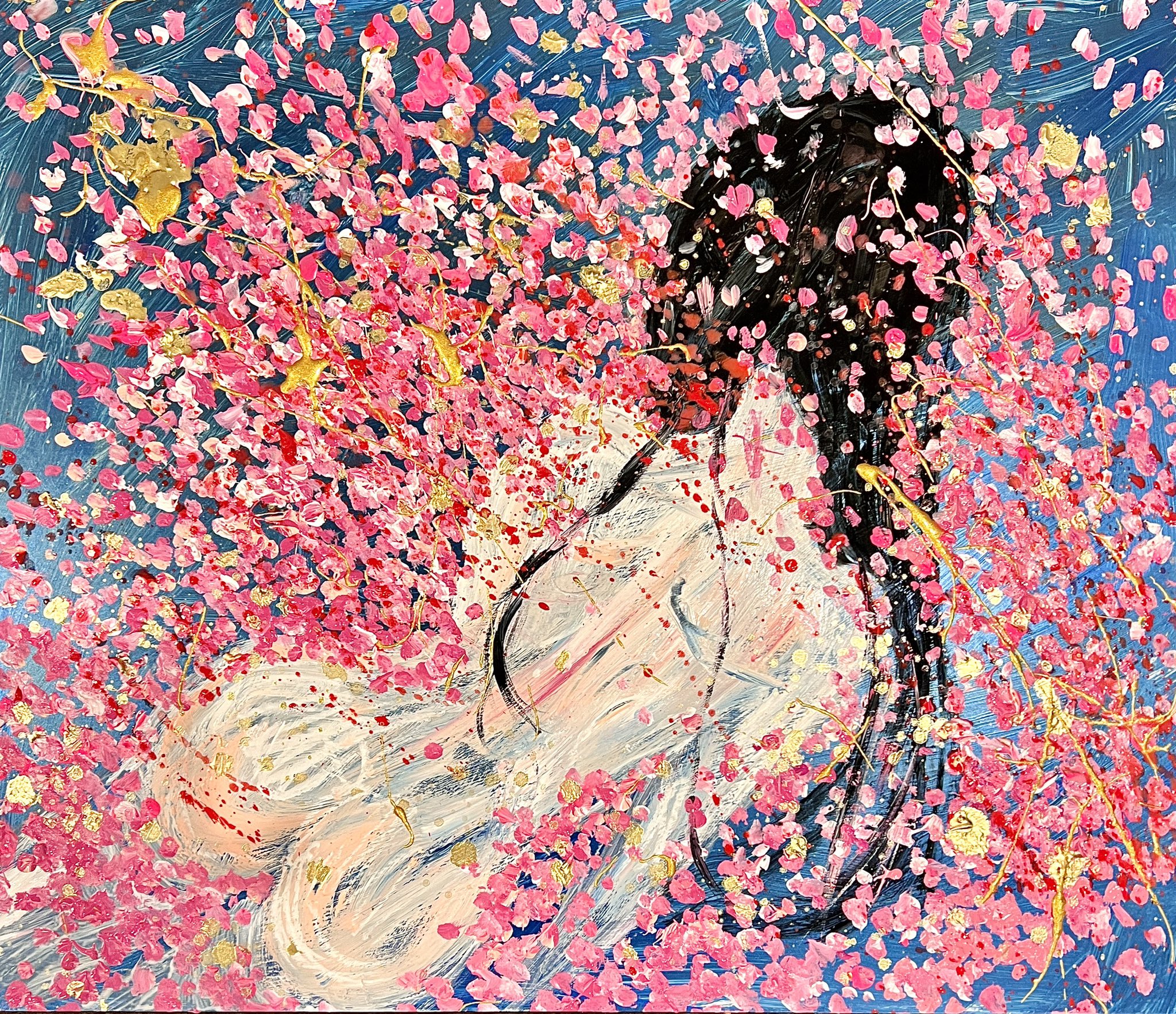西村麻里・オーラのにしまりちゃん絵画