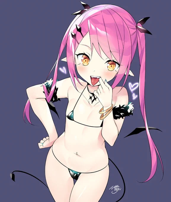 サークルカット用に描いたイラストでっす 