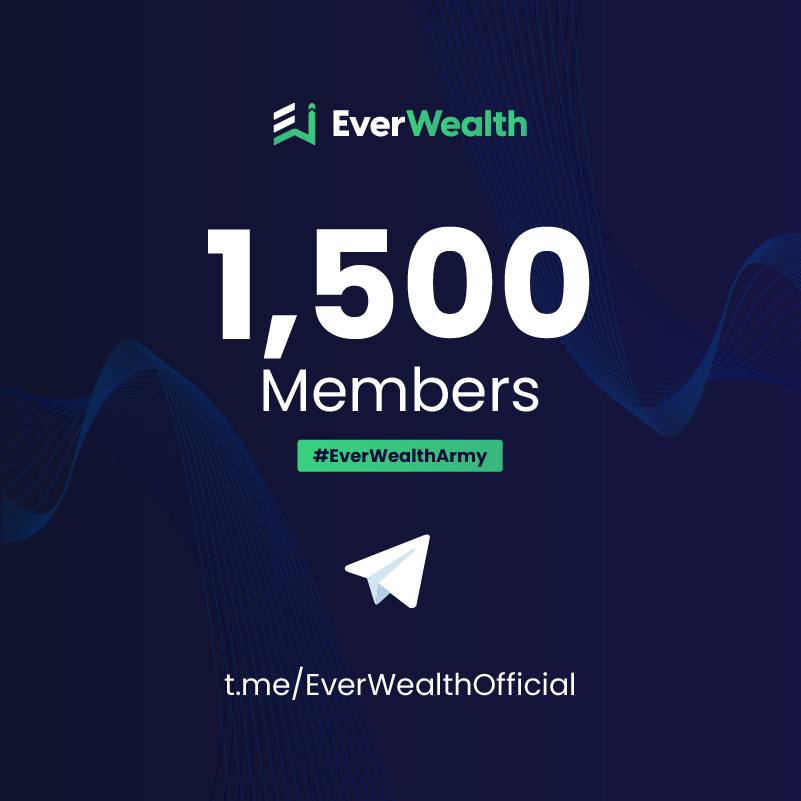 EverWealthToken's tweet photo. #everwealtharmy we have reached 1500 members in our telegram. If you have not joined us already, do so today. We also have an AMA with Defi Snipers, don't miss it for a chance to win some Whitelist Spots!#EverWealth
#EverWealthFamily #BSC #BUSD #Rewards
https://t.co/8jdez700rJ https://t.co/EgMgpQXa5j