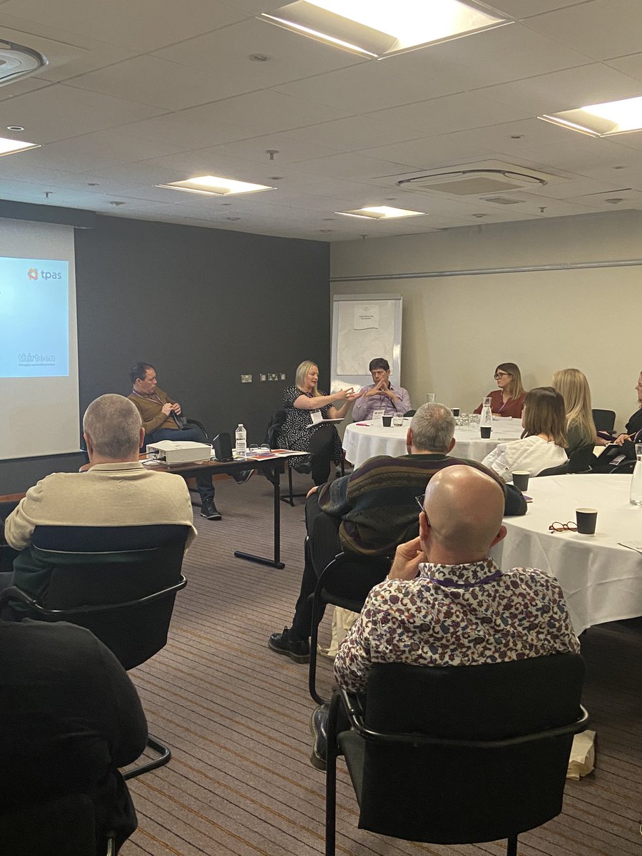 Hearing from <a href="/Thirteen_Group/">Thirteen Group</a> who are sharing their experience in culture, with a building safety slant. They’re talking us through their journey so far with involving customers across all of the organisation. #tpasconf22 #ukhousing