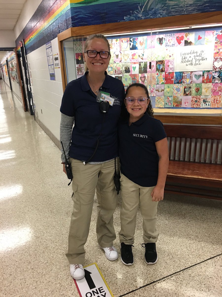 Twin day at Centerville Elementary, they nailed it!! Now where did she get that two-way radio???