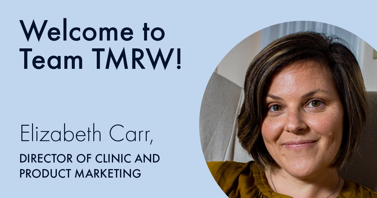 We’re honored to welcome Elizabeth Carr (@EJordanCarr) — the first U.S. baby born via #IVF — to our team as the Director of Clinic and Product Marketing. Click here to learn more: prnewswire.com/news-releases/… #TeamTMRW
