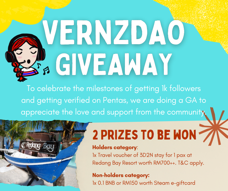 SepetVernz's tweet photo. GA 🎉 GA🎉
The moment you've been waiting for! 
Follow these 3 easy steps to participate!
Check out my linktree at my Twitter profile for my social media acc. GOOD LUCK PEEPS!!! 🥳
*Applicable for Collab NFT holders as well
#VernzDAO1KGA https://t.co/AkdY4mM29m
