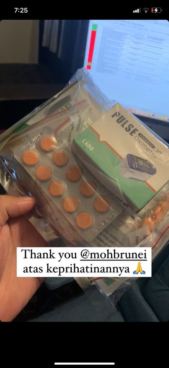 WenKhal's tweet photo. Not mine. But I would like to highlight how lucky we are as Bruneians. Other countries wouldn’t give a damn if you got Covid. We get Free ART kit, oximeter, couple of medicines. Let me remind u, some countries are not even in endemic phase, be thankful. We are lucky ones. https://t.co/qGWabUpX1n