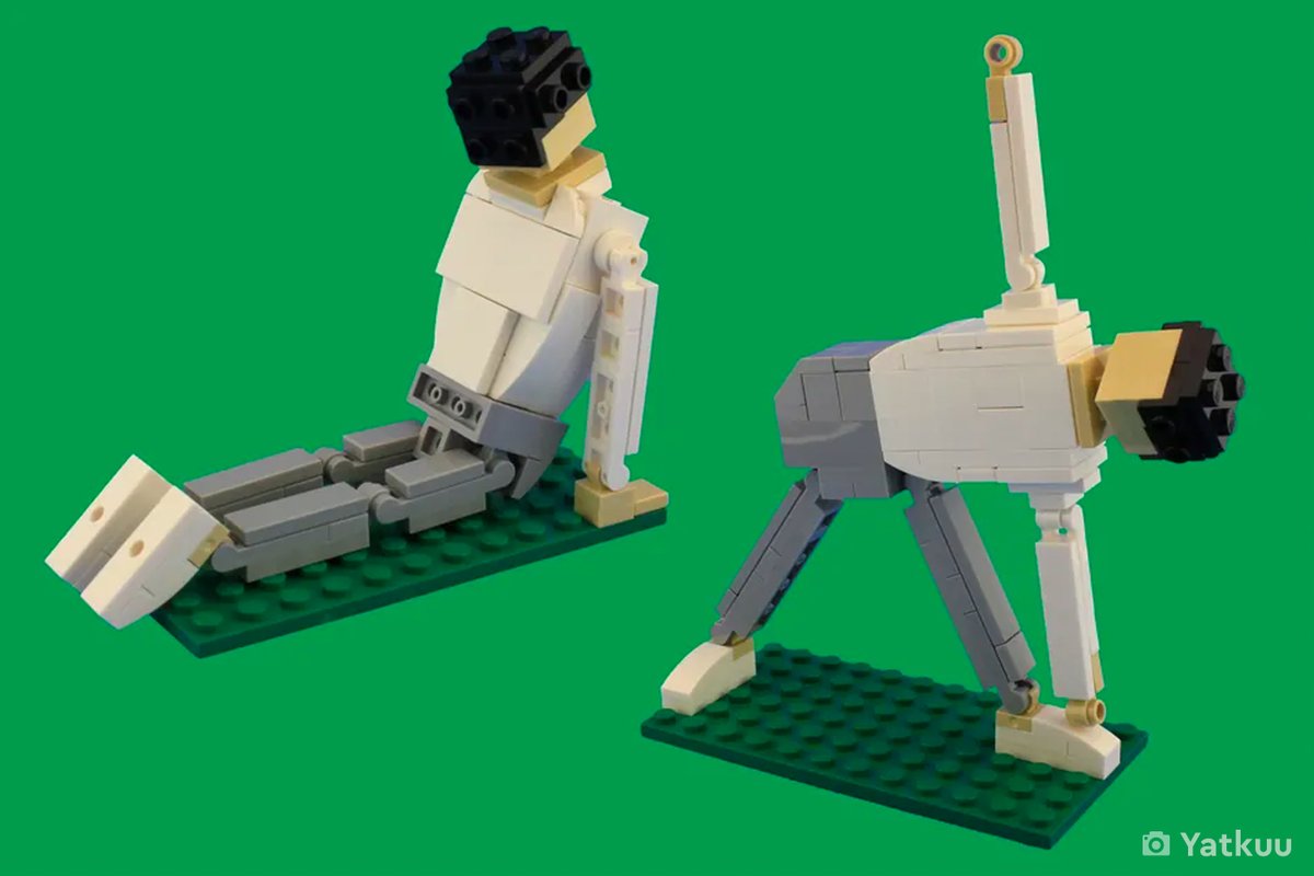LEGO_Group's tweet photo. Time for a midweek stretch. 🙆‍♂️  #WellnessMotivation 📸: Yatkuu https://t.co/ESMn8hF3jz