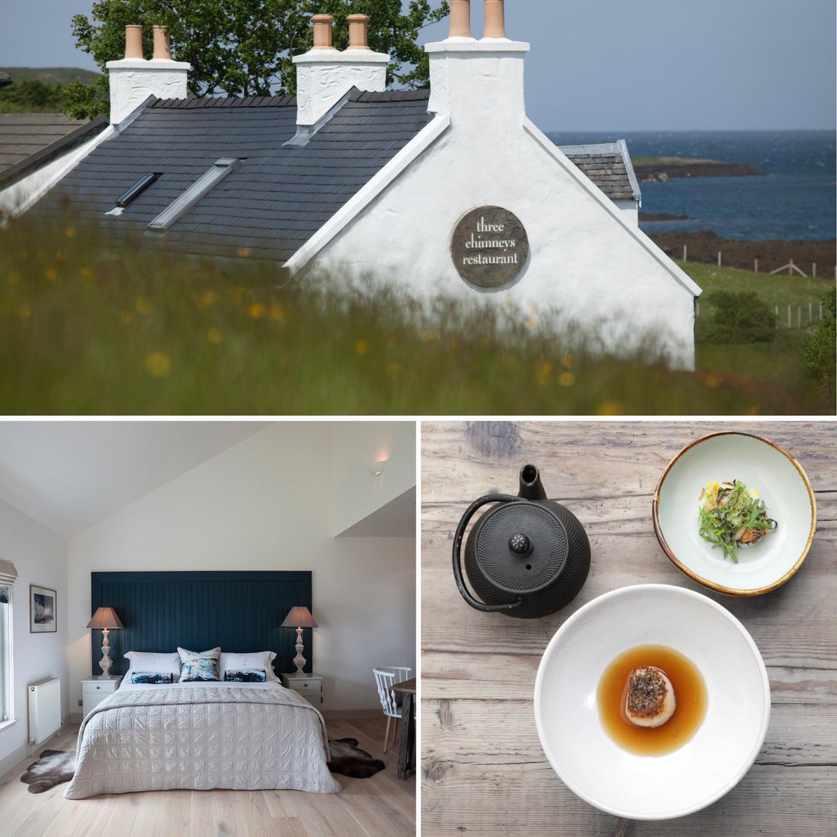 Special spring rate DBB of £365 per night between 21-24 March. 
Includes a dinner allowance and must be booked over the phone. Call 01470 511258 for your next Skye adventure! 
#threechimneysskye #isleofskye