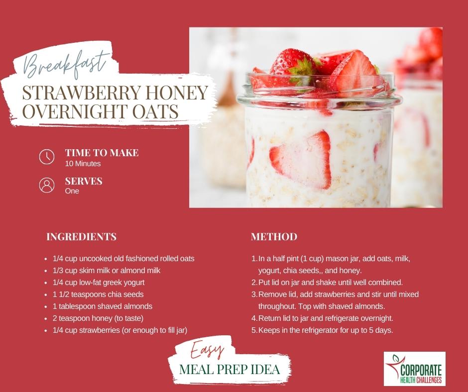 CorporateHF's tweet photo. With Strawberry season in full swing, try our Strawberry Honey Overnight Oats recipe! 🍓😋
#wellnesswednesday https://t.co/KnJOPd4TsC