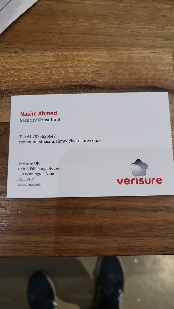 Guys, I've asked you not to come to the shop before, we have no interest in your product. <a href="/VerisureUK/">Verisure UK</a>