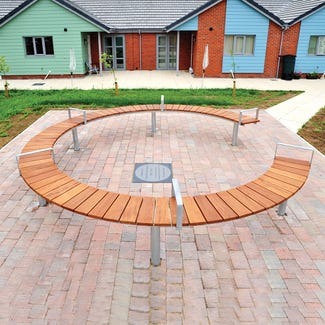 BroxapLtd's tweet photo. Make a feature out of your landscaping with our circular benches designed to embrace trees and planting schemes: https://t.co/hHSS5WMCMx

#streetfurniture #benches #ukmanufacturing #timberbenches #uniquebenches #landscaping https://t.co/L9jeciSG2O