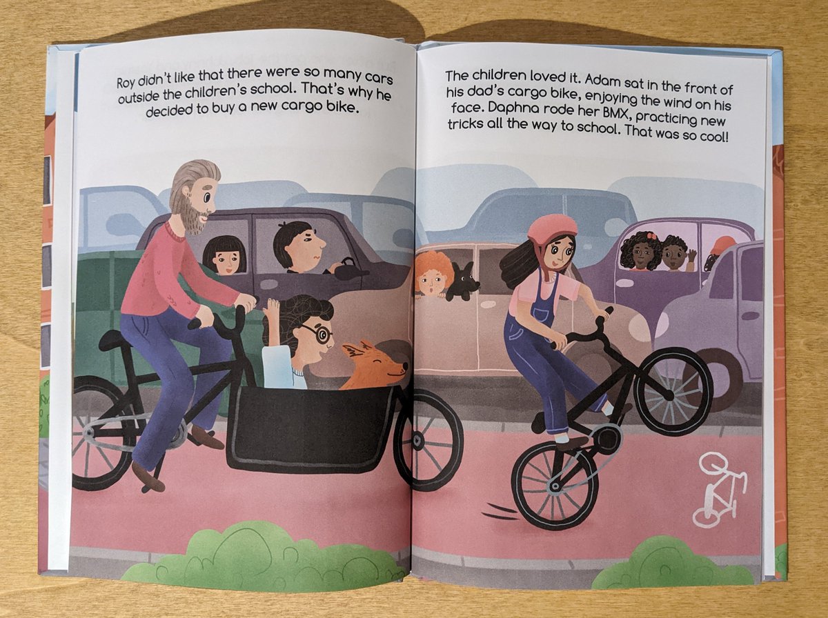 Cycling_Embassy's tweet photo. Finally a children's book about the joy of cycling and the future of cities.

Written by @LiorSteinberg of @humankindcity and illustrated by Rita Kruglova, "The Car That Wanted to be a Bike" is available worldwide wherever books are sold!

Order your copy: https://t.co/G10DsvzEYo https://t.co/RQsBdeENz6