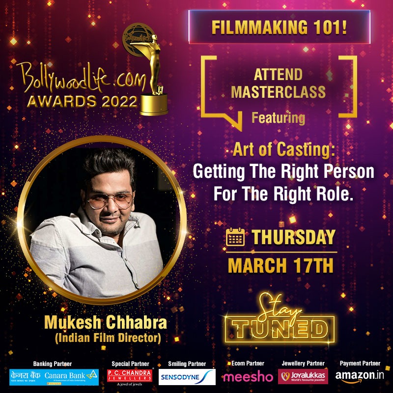 bollywood_life's tweet photo. #BLAwards2022: #MukeshChhabra's 'masterclass' is not to be missed where he will be talking about the 'art of casting'

WATCH HERE: https://t.co/UQEJdSd5Ty

#BLMasterclass #BollywoodLife #BollywoodLifeAwards #BLAwards @JoyalukkasIndia https://t.co/7BEG0nXxgb