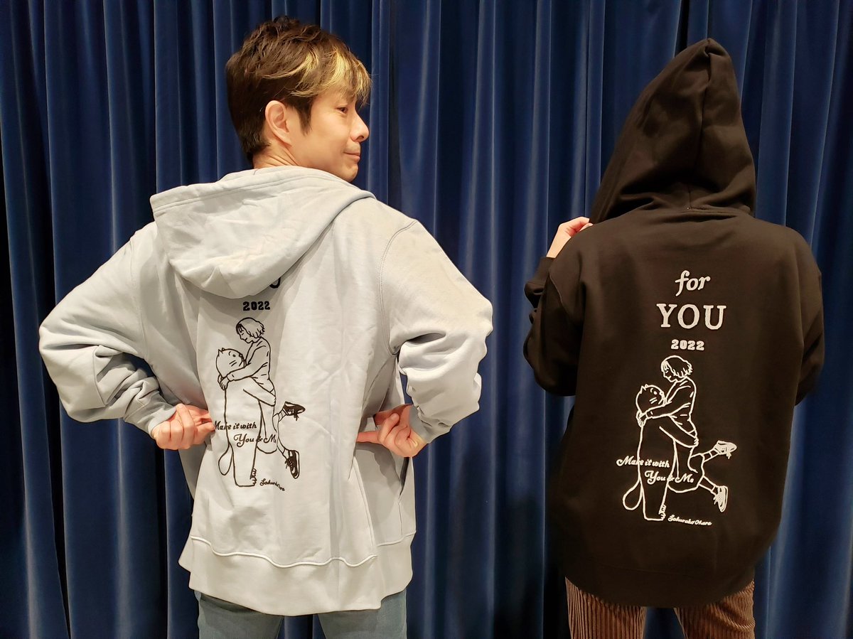 美品 大原櫻子 For You 2022 さく抱っこジップパーカー サイズL 大原櫻子 Premium Concert 2022 「For You～あなたが作る櫻子Live