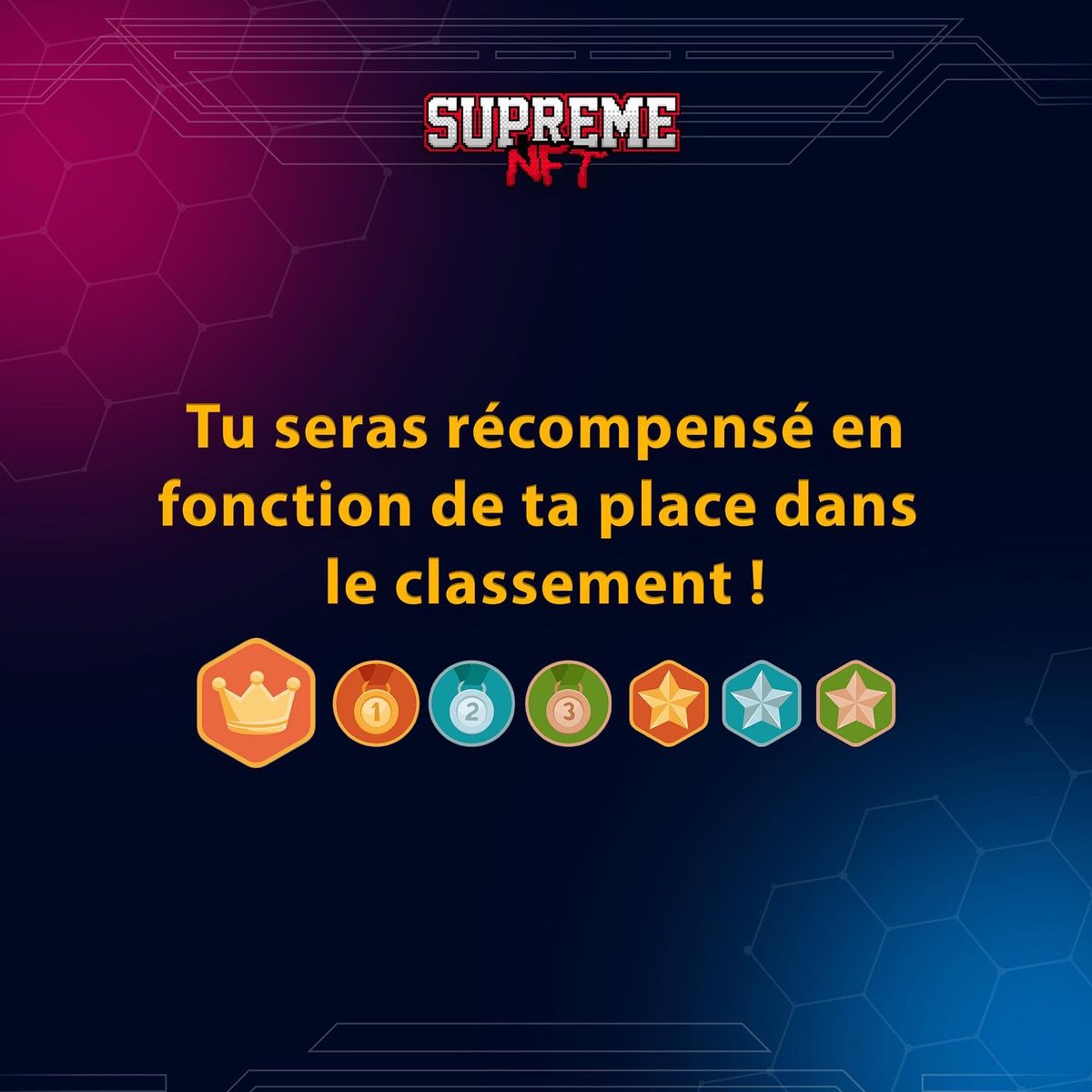 supreme_nft's tweet photo. Les RAP QUEST = gagner des avantages avec Supreme #NFT. Chaque jour des quêtes sont proposées sur le serveur Discord.
Objectif : Gagner de l’XP en remplissant le maximum de quêtes
Ces bonus tels que "1 carte achetée = 5 cartes offertes" sont répartis du TOP 1 au TOP 618 
#discord https://t.co/r3xCncW7Wz