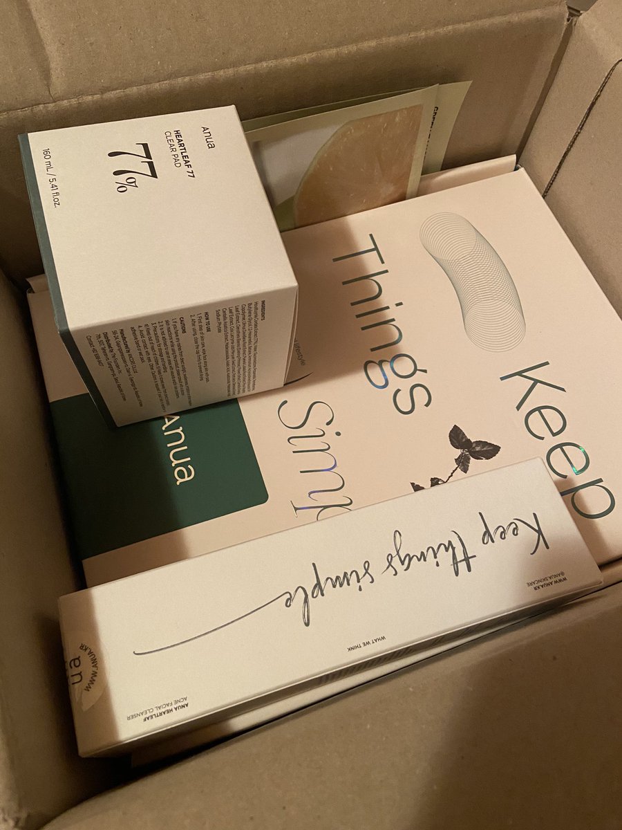 ayay_777_ayay's tweet image. 今週末、遂にお引越し＆一人暮らしの娘っ子があたしのコスメやらスキンケアアレコレ持ってっちゃうから、新たに購入！
ぬふふふ、楽しみ･･･❤️❤️❤️

 #Anua
 #77% 
 #80%
 #HEARTLEAF
 #keepthingssimple
 #韓国コスメ
 #韓国スキンケア
 #使うの楽しみ
 #まずは今あるやつやっつける